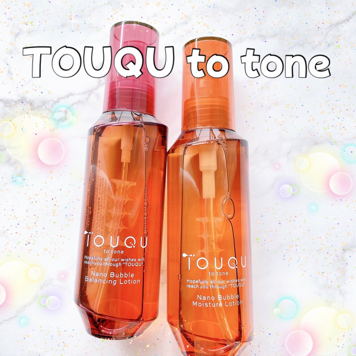 TOUQU to tone ナノバブル バランシングローション/TOUQU to tone/化粧水を使ったクチコミ(1枚目)