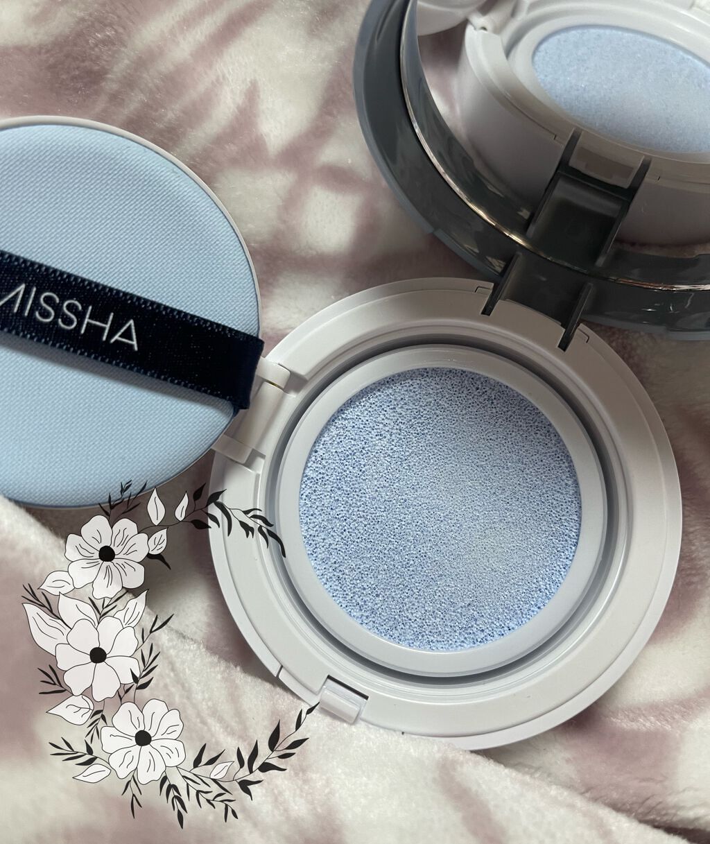 M クッションベース(ブルー)/MISSHA/化粧下地を使ったクチコミ(2枚目)