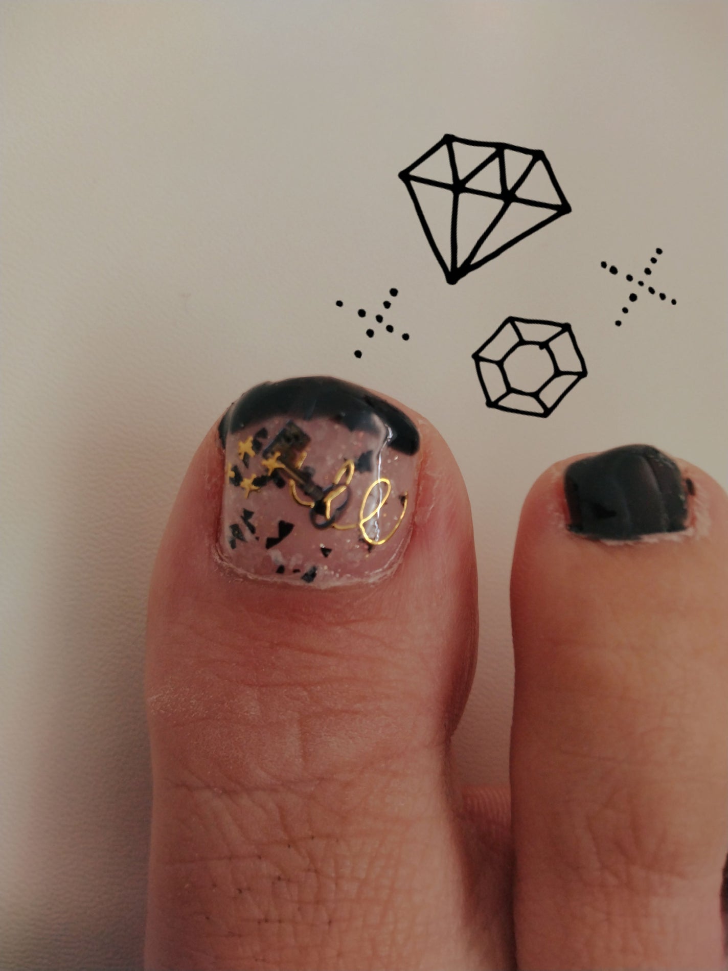 ネイルシール/SHEIN/ネイルシールを使ったクチコミ(3枚目)