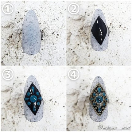 AQUA COLOR GEL/AQUA NAIL/ジェルネイルを使ったクチコミ(8枚目)