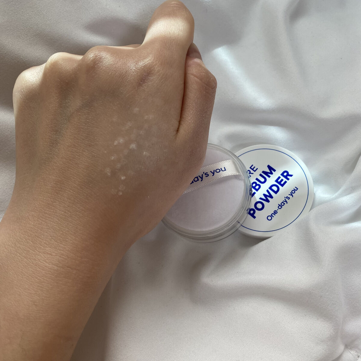 ポアセバムパウダー/One-day's you/ルースパウダーを使ったクチコミ（2枚目）