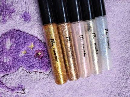 グリッターライナー(MFLリキッドアイシャドウ) ベージュ/DAISO/ジェルアイライナーを使ったクチコミ(2枚目)