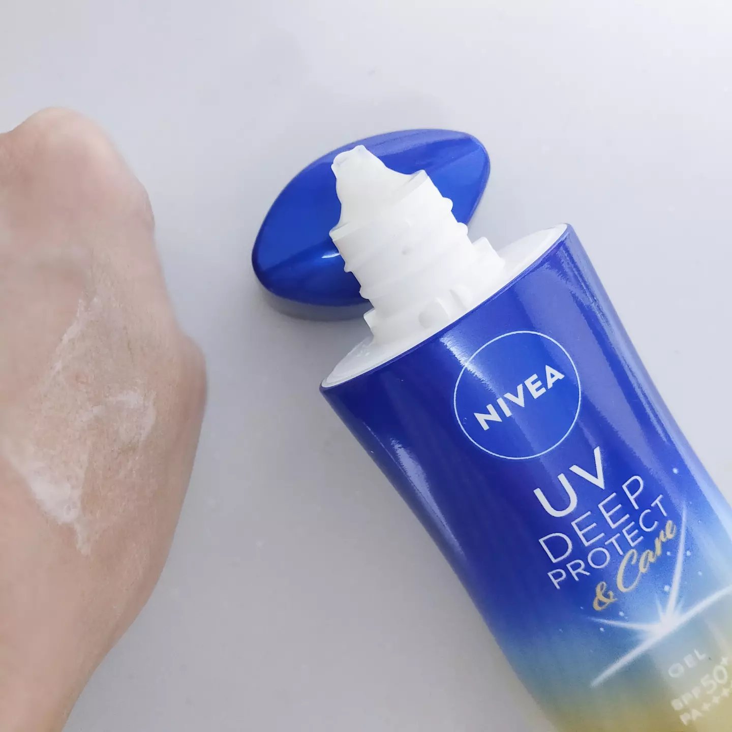 ニベアUV ディープ プロテクト＆ケア ジェル/ニベア/日焼け止めジェルを使ったクチコミ（3枚目）