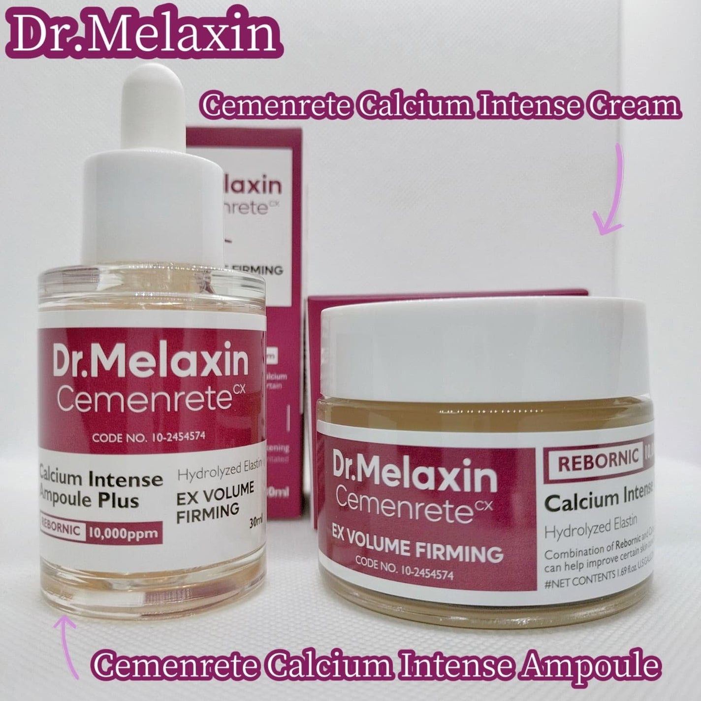 Cemenrete Calcium Intense Cream/Dr.Melaxin/フェイスクリームを使ったクチコミ(1枚目)