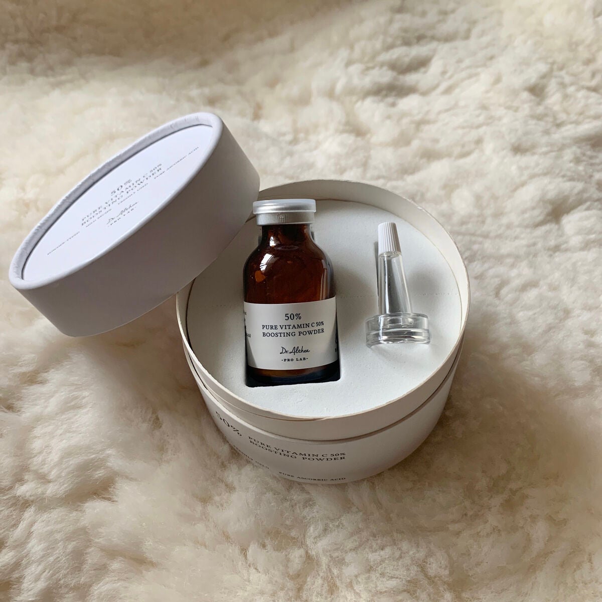 ピュアビタミンC 50% ブースティングパウダー/Dr.Althea/フェイスパウダーを使ったクチコミ(2枚目)