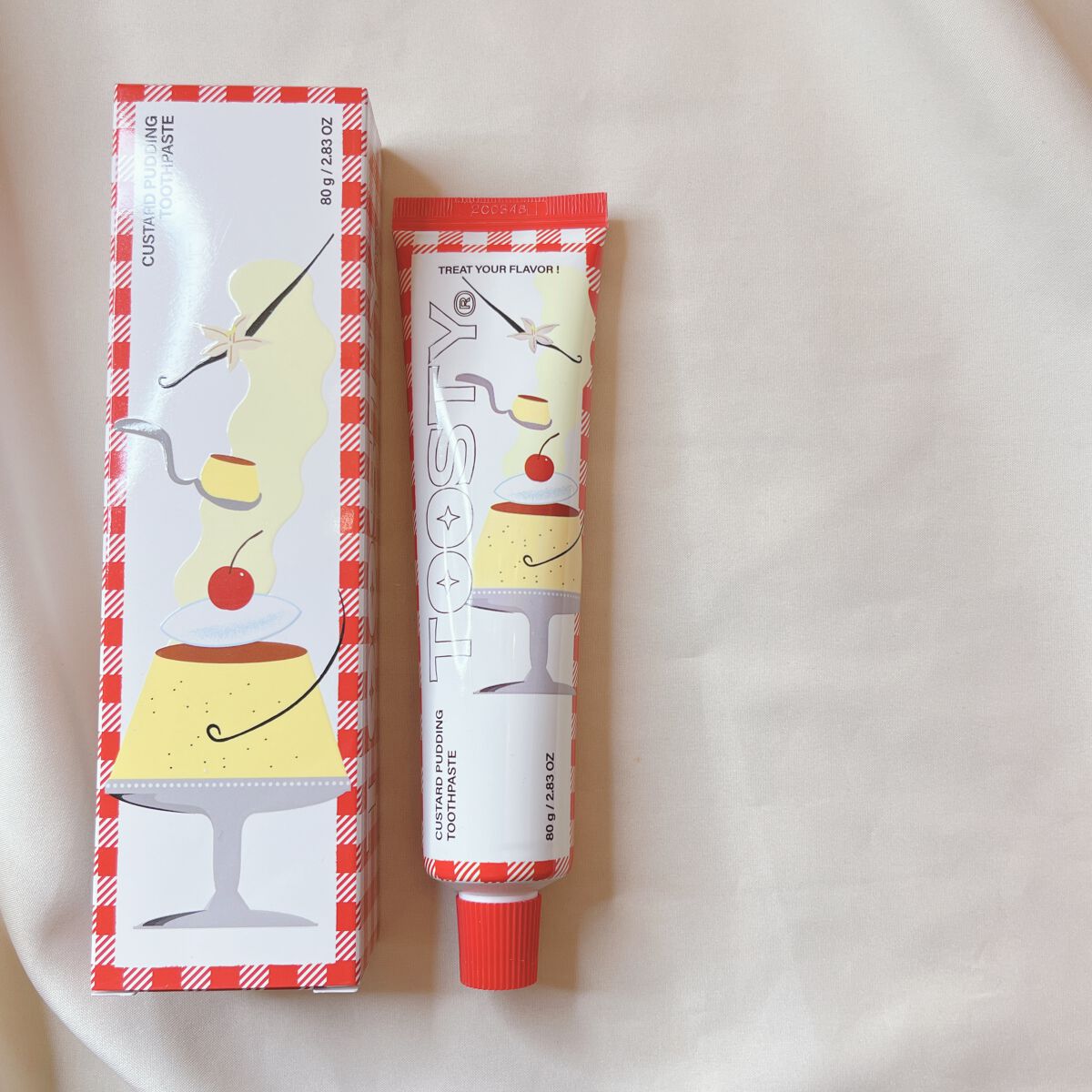 トゥースペースト カスタードプリン/TOOSTY/歯磨き粉を使ったクチコミ（3枚目）