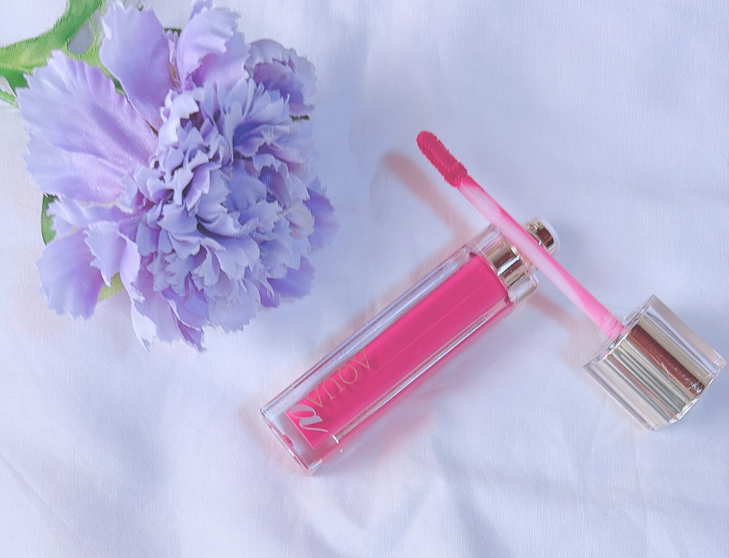 アクア アルファ ティントグロス/ラシーヌラボ/リップグロスを使ったクチコミ(2枚目)