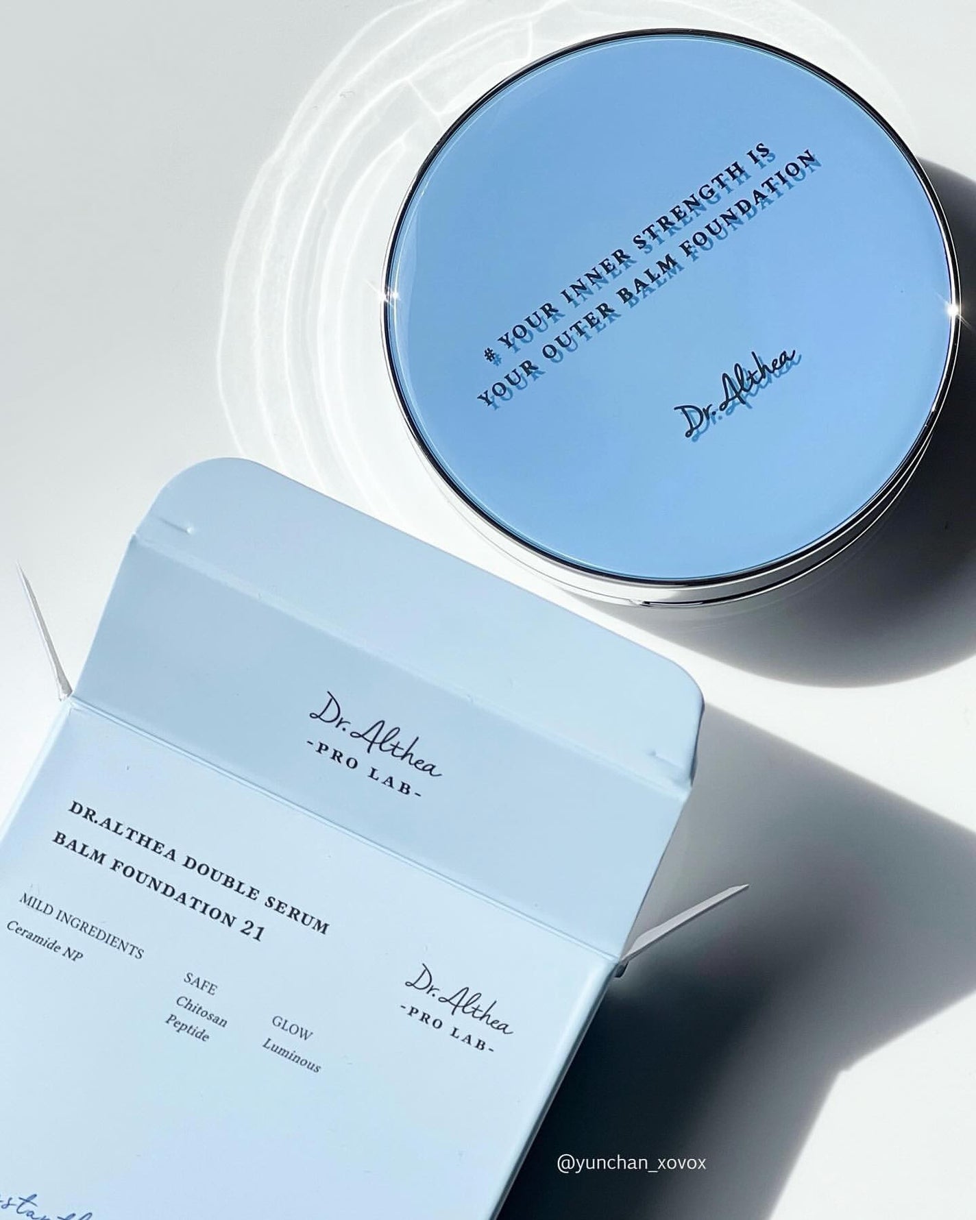 ダブル セラム バーム ファンデーション/Dr.Althea/クリーム・エマルジョンファンデーションを使ったクチコミ(1枚目)