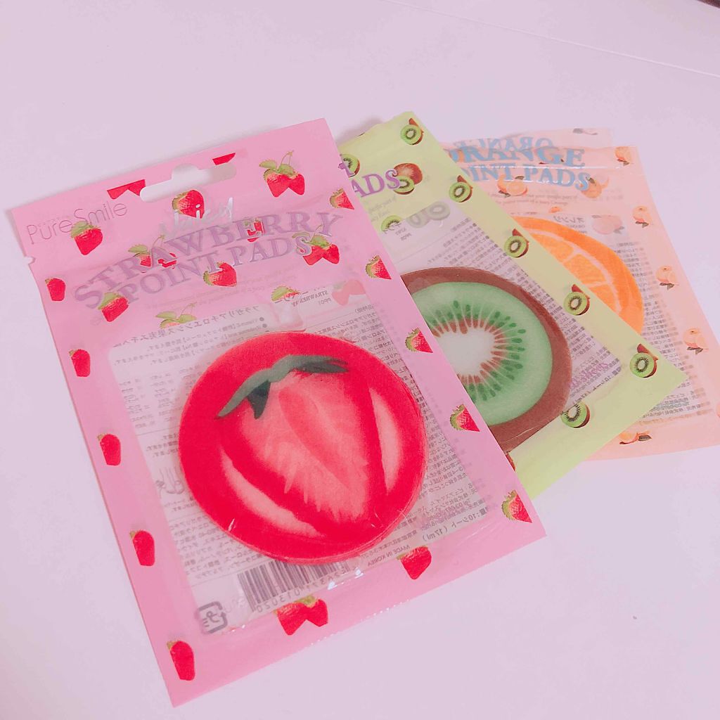 ジューシーフルーツ ポイントパッド ストロベリー Pure Smileの口コミ ピュアスマイルポイントパック のストロベ By Mio 10代前半 Lips