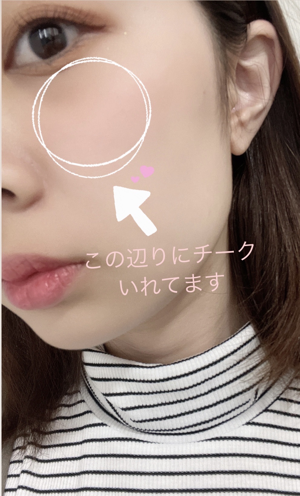 ナチュラル チークN/CEZANNE/パウダーチークを使ったクチコミ（2枚目）