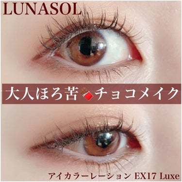 アイカラーレーション EX17 Luxe（限定発売）/LUNASOL/アイシャドウパレットを使ったクチコミ（1枚目）