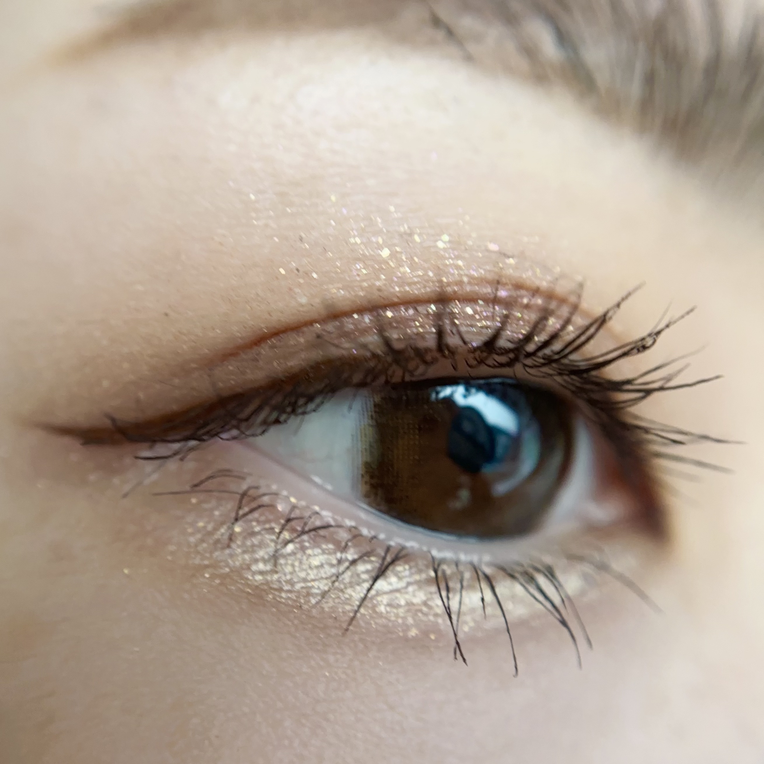 プリズムシャイングリッター 005 メロディアスオレンジ/BLEND BERRY/グリッターを使ったクチコミ（1枚目）