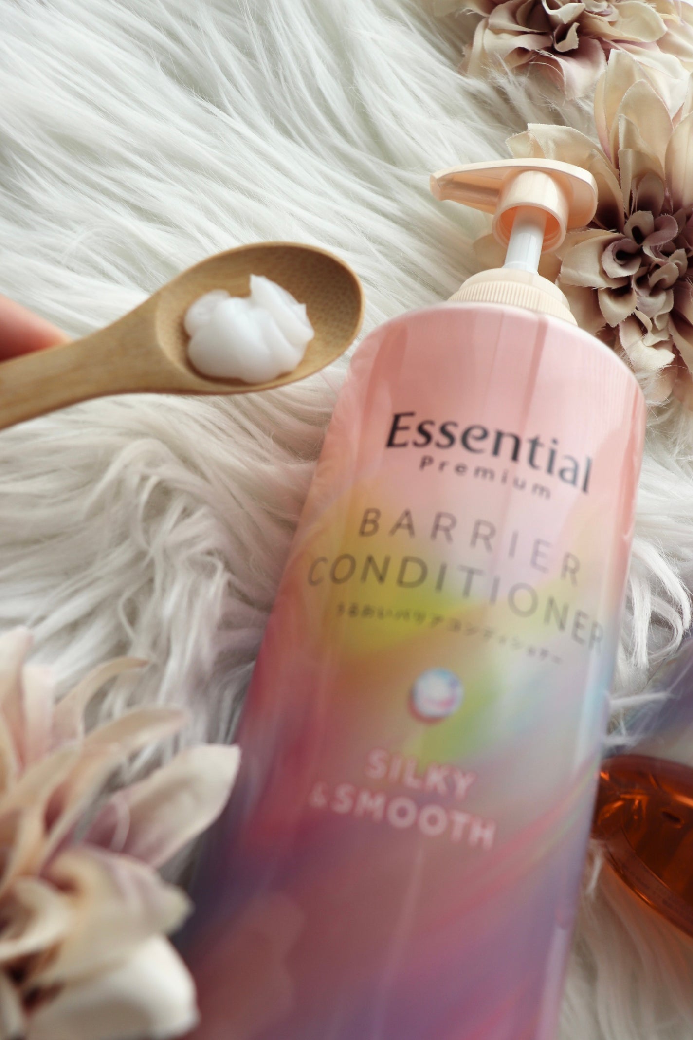 エッセンシャルプレミアム バリアシャンプー・コンディショナー シルキー&スムース/エッセンシャル/市販シャンプーを使ったクチコミ(3枚目)
