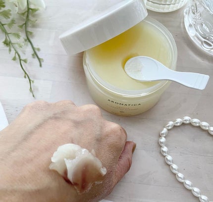 オレンジクレンジングシャーベット/AROMATICA/クレンジングバームを使ったクチコミ(2枚目)