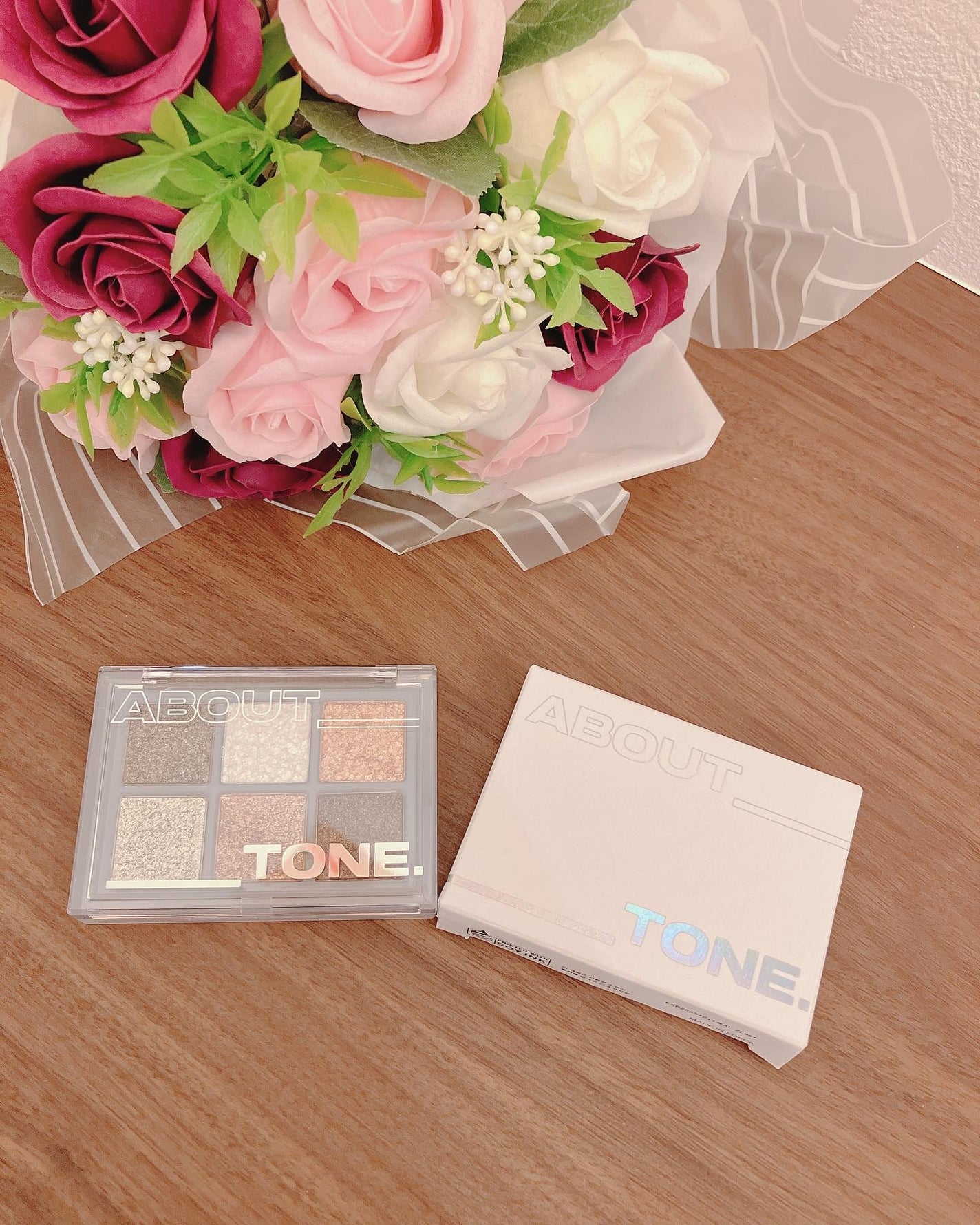 オーマイグリッターポップ/ABOUT TONE/アイシャドウパレットを使ったクチコミ(5枚目)