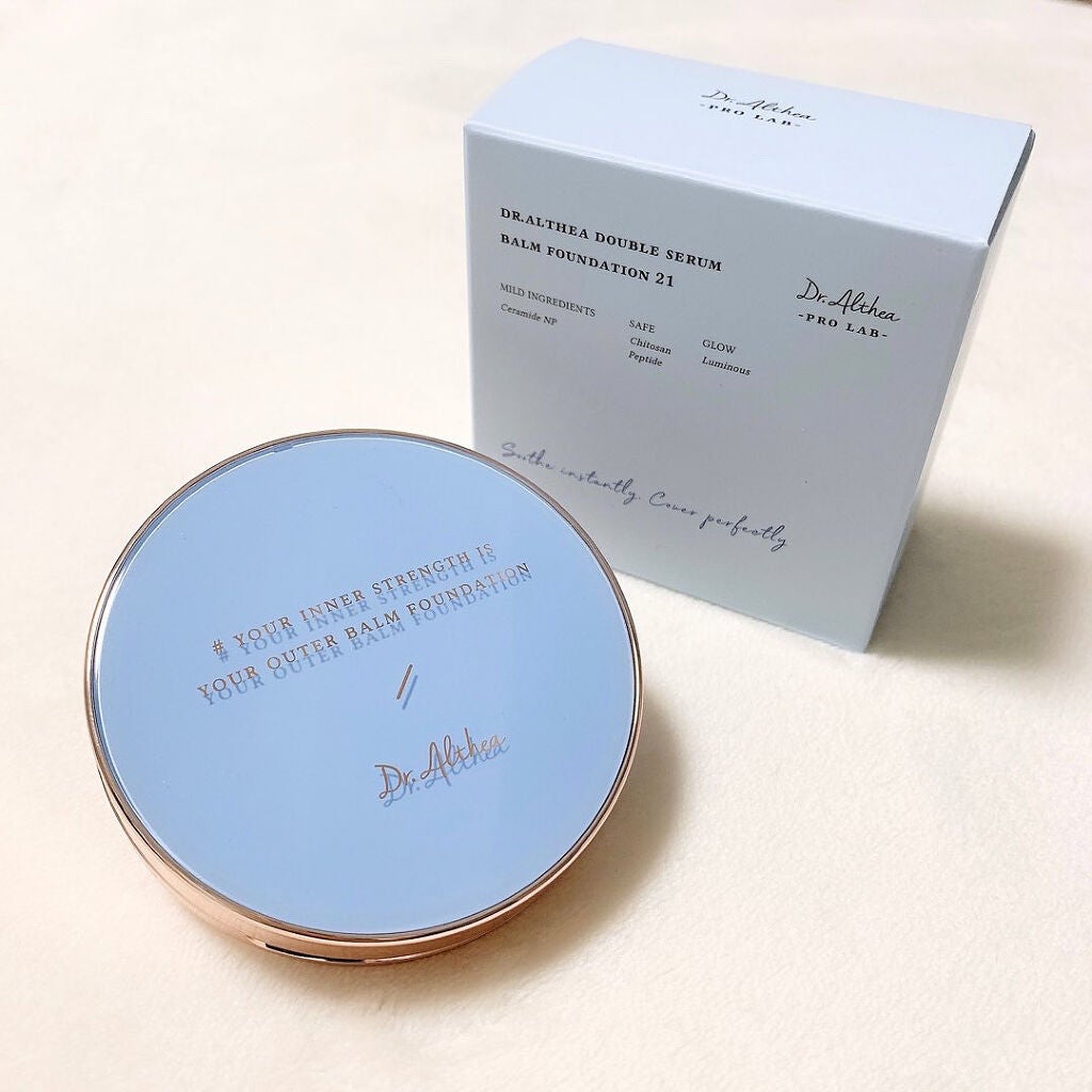 ダブル セラム バーム ファンデーション/Dr.Althea/クリーム・エマルジョンファンデーションを使ったクチコミ(6枚目)