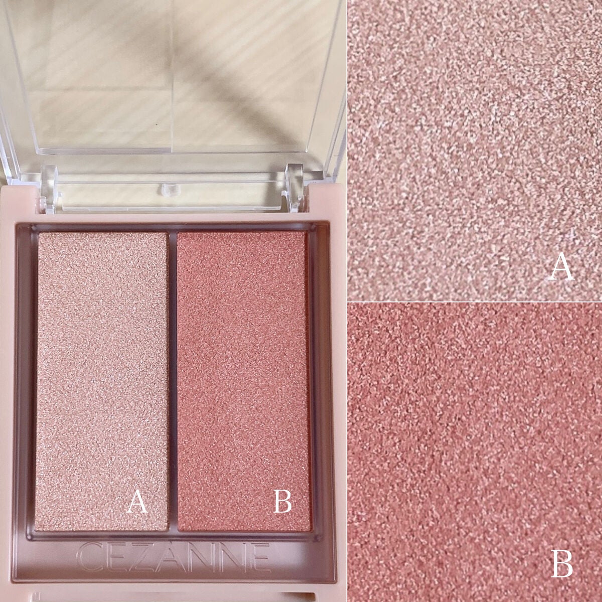 フェイスグロウカラー/CEZANNE/クリームハイライトを使ったクチコミ(5枚目)