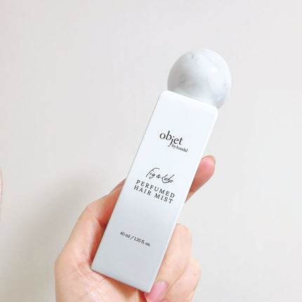 パフュームドヘアミスト フィグ&ロータス/objet by kundal/アウトバストリートメントを使ったクチコミ(7枚目)