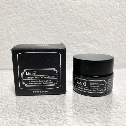 ミッドナイトブルーカーミングクリーム/Klairs/フェイスクリームを使ったクチコミ(1枚目)