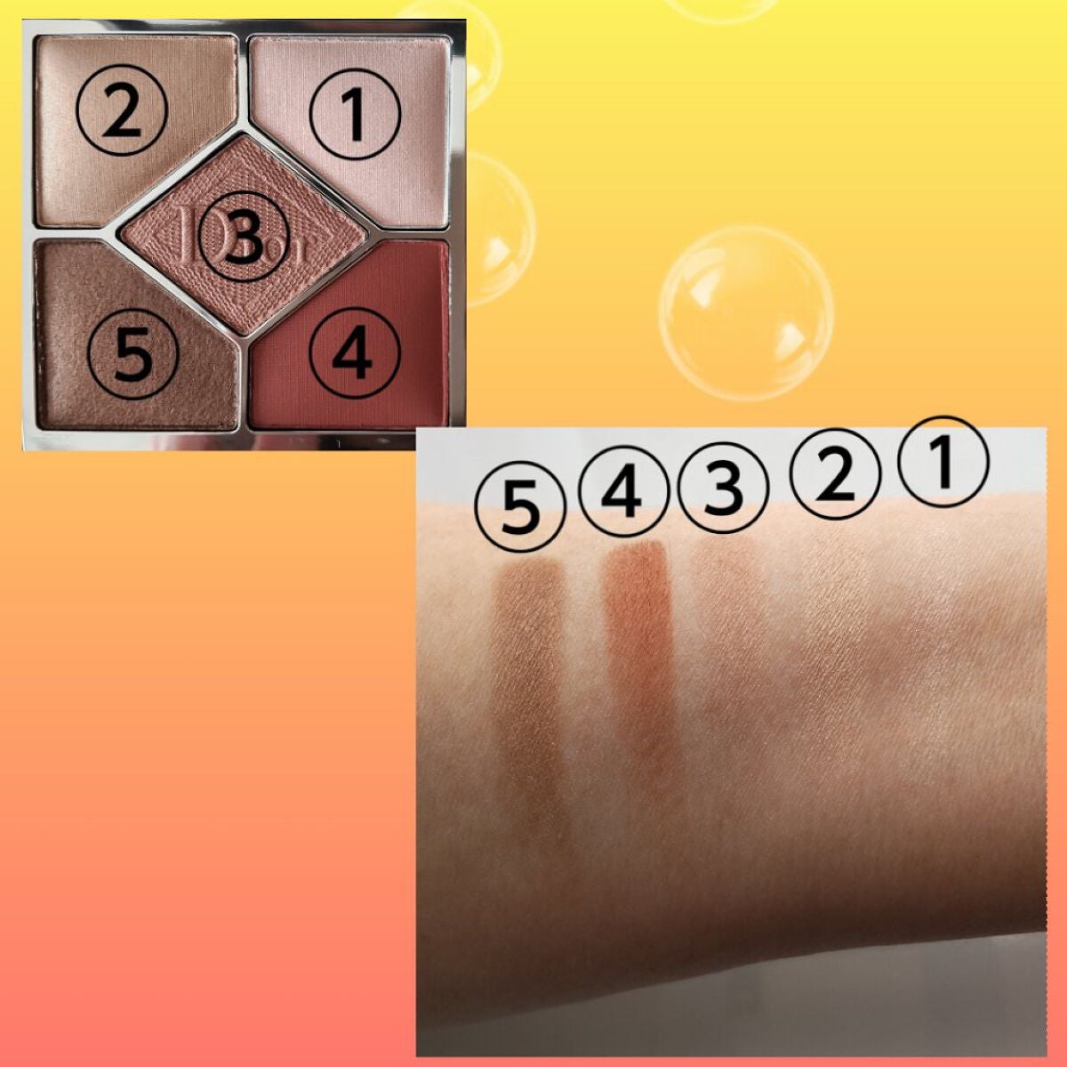 【旧】サンク クルール クチュール/Dior/アイシャドウパレットを使ったクチコミ(3枚目)