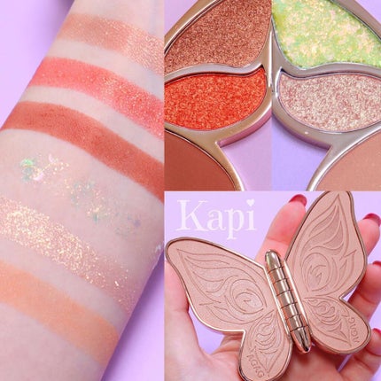 KAPI on LIPS 「◆AGAGバタフライアイシャドウパレット01チョコレート02ロ..」(4枚目)