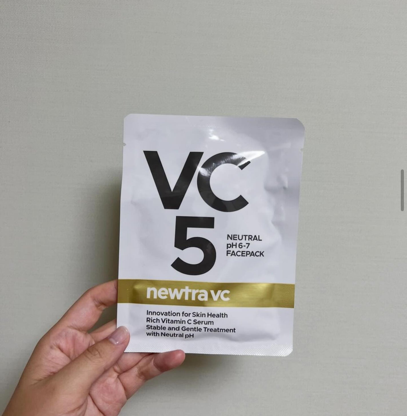 newtra VC 5 フェイスマスク/newtra vc/シートマスク・パックを使ったクチコミ(1枚目)