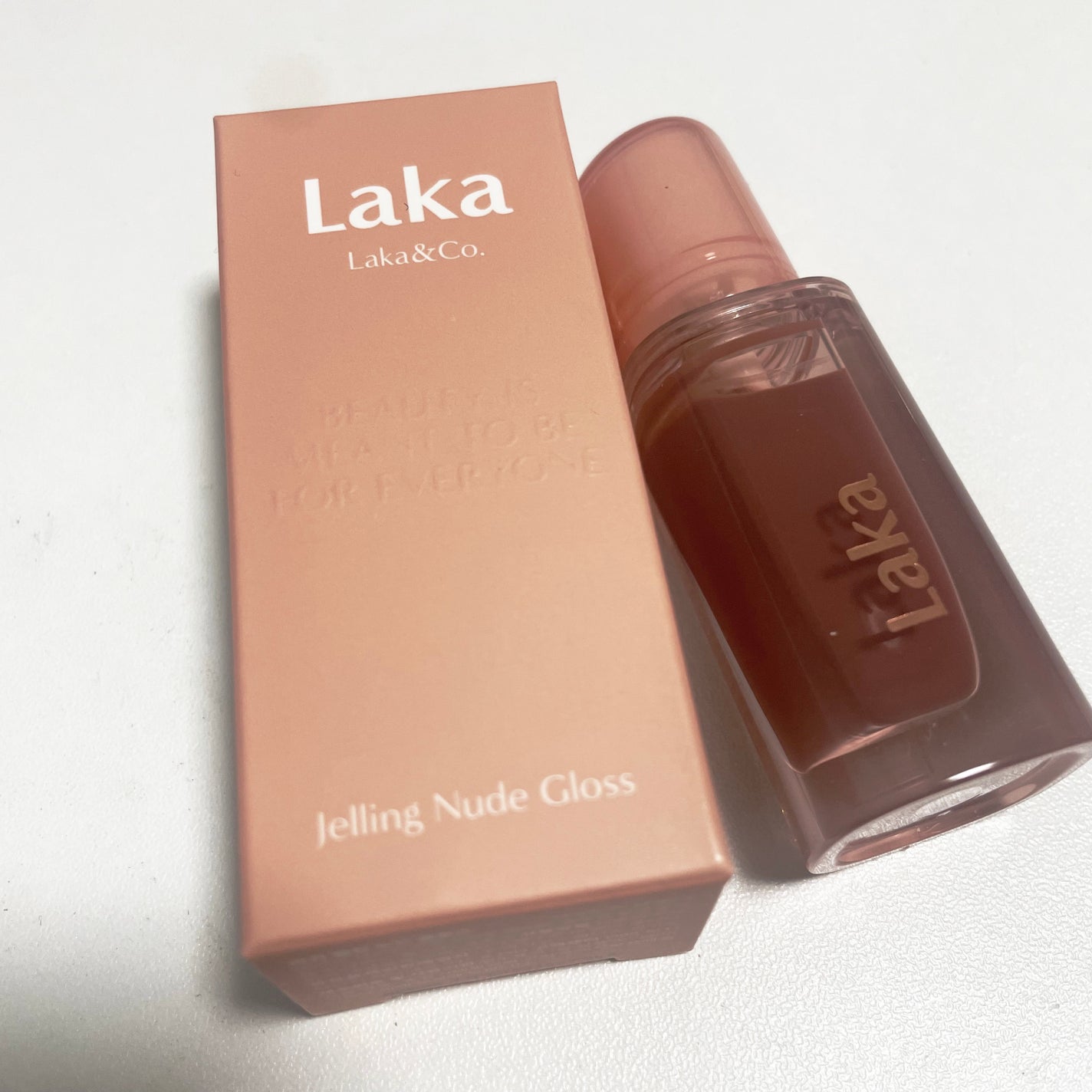 ジェリーイングヌードグロス/Laka/リップグロスを使ったクチコミ(2枚目)