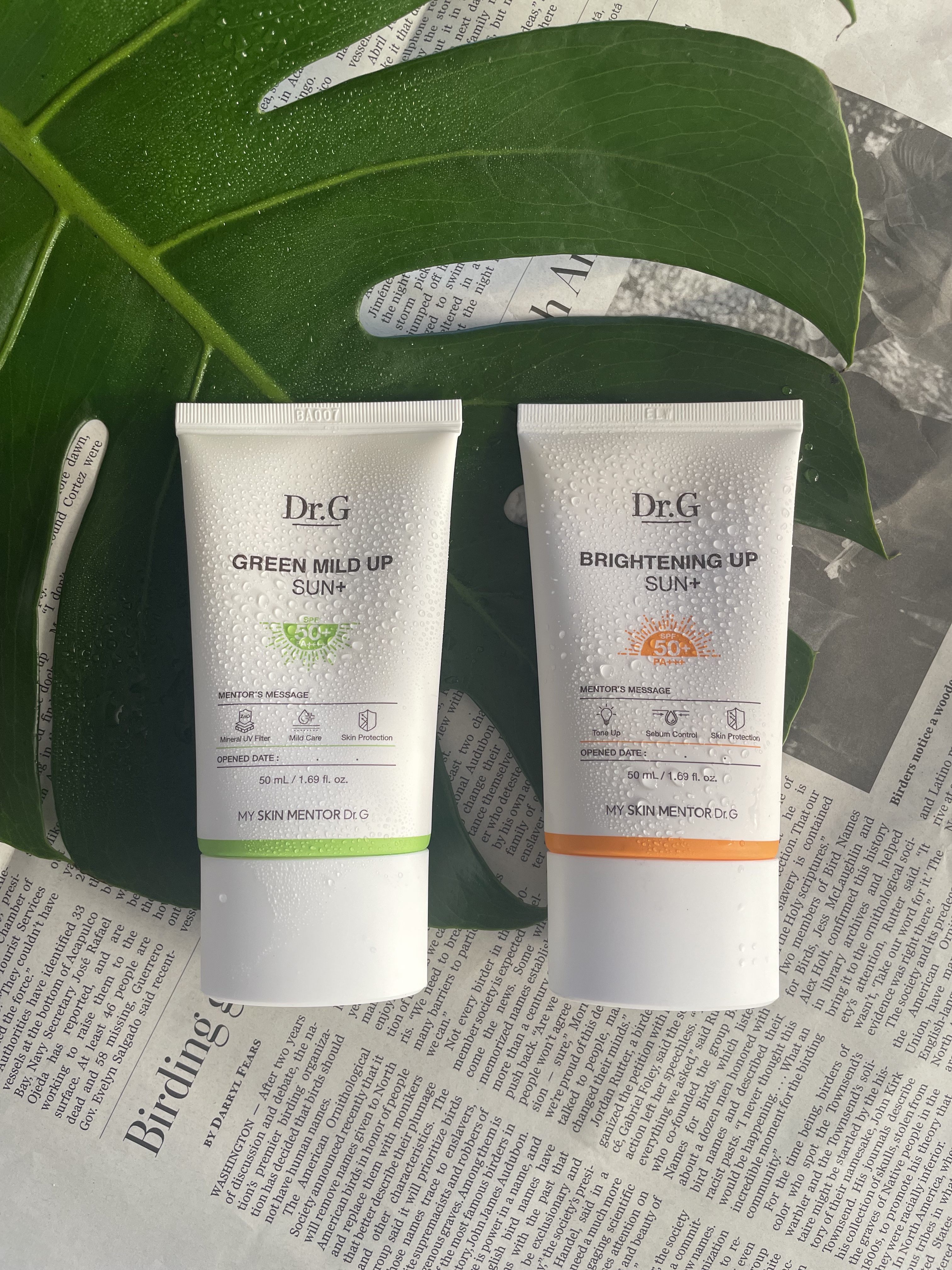 グリーンマイルドアップサンプラス/Dr.G/日焼け止めクリームを使ったクチコミ（1枚目）