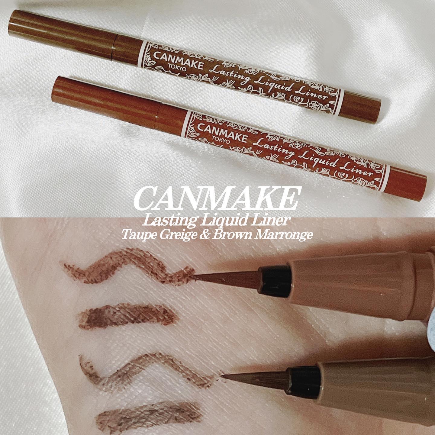ラスティングリキッドライナー/キャンメイク/リキッドアイライナーを使ったクチコミ（1枚目）