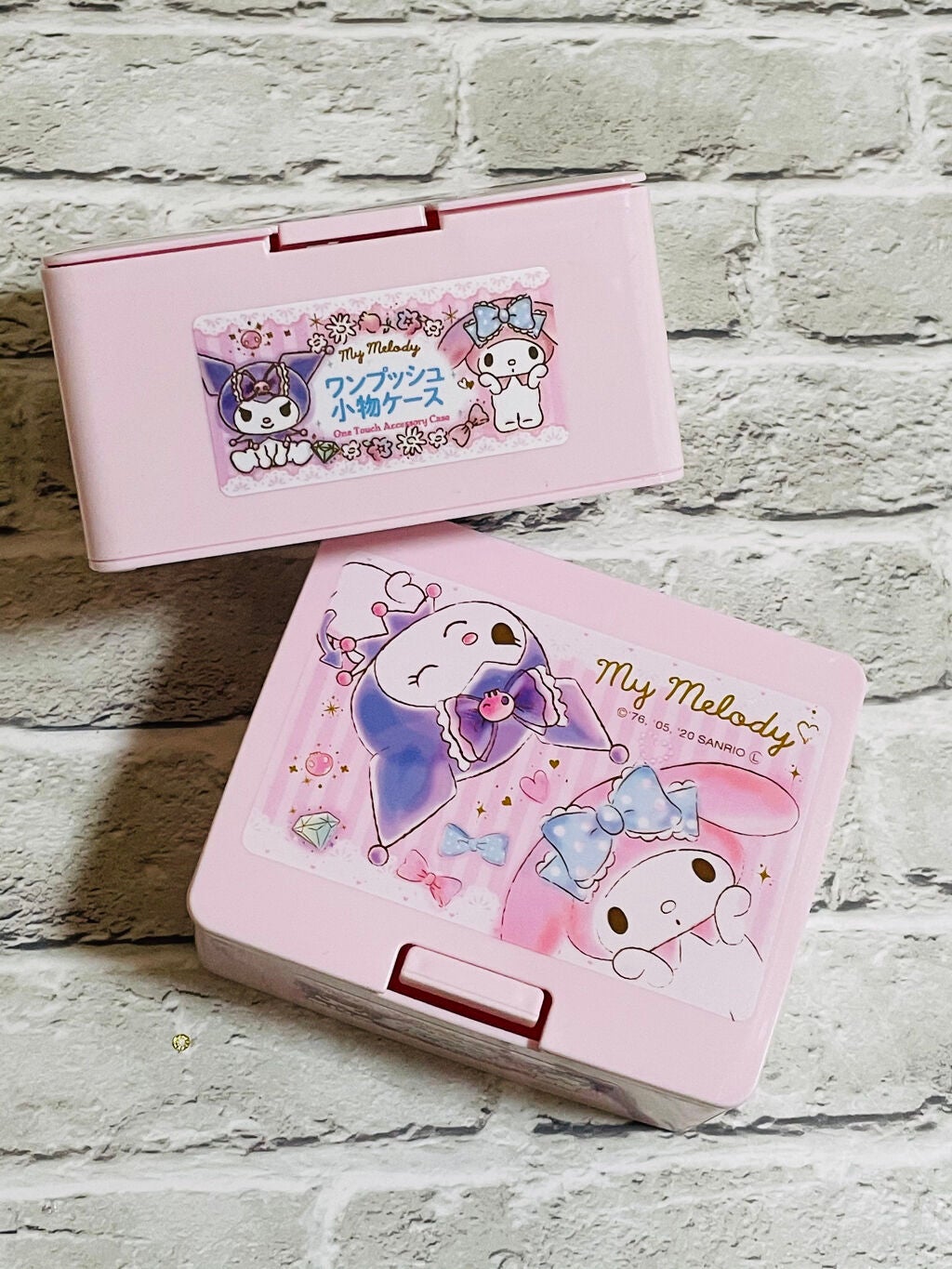 ひろろん on LIPS 「セリアワンプッシュ小物ケース☑︎マイメロ私はリップクリームと、..」(1枚目)