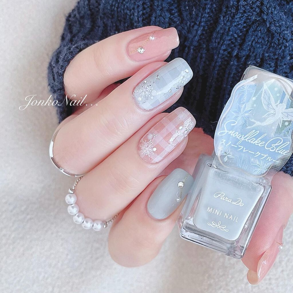 ミニネイル BL11 スノーフレークブルー/パラドゥ/マニキュアを使ったクチコミ（1枚目）