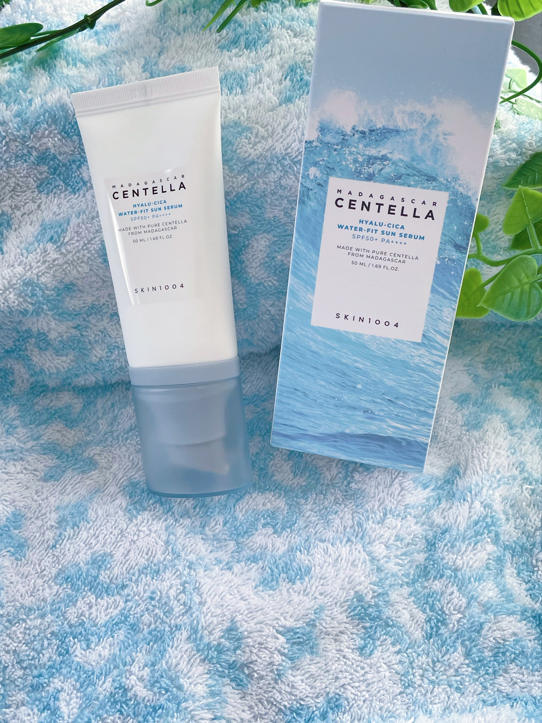 ヒアルーシカ ウォーターフィット サンセラム/SKIN1004/日焼け止めローションを使ったクチコミ（2枚目）