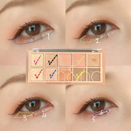 ベターザンパレット/rom&nd/アイシャドウパレットを使ったクチコミ(4枚目)