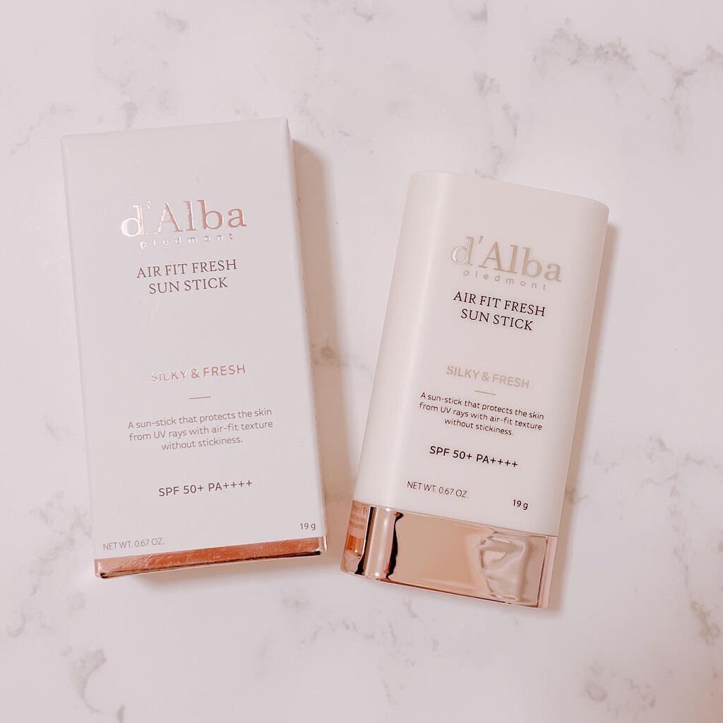 エアーフィットフレッシュサンスティック/ダルバ/日焼け止めスティックを使ったクチコミ（2枚目）