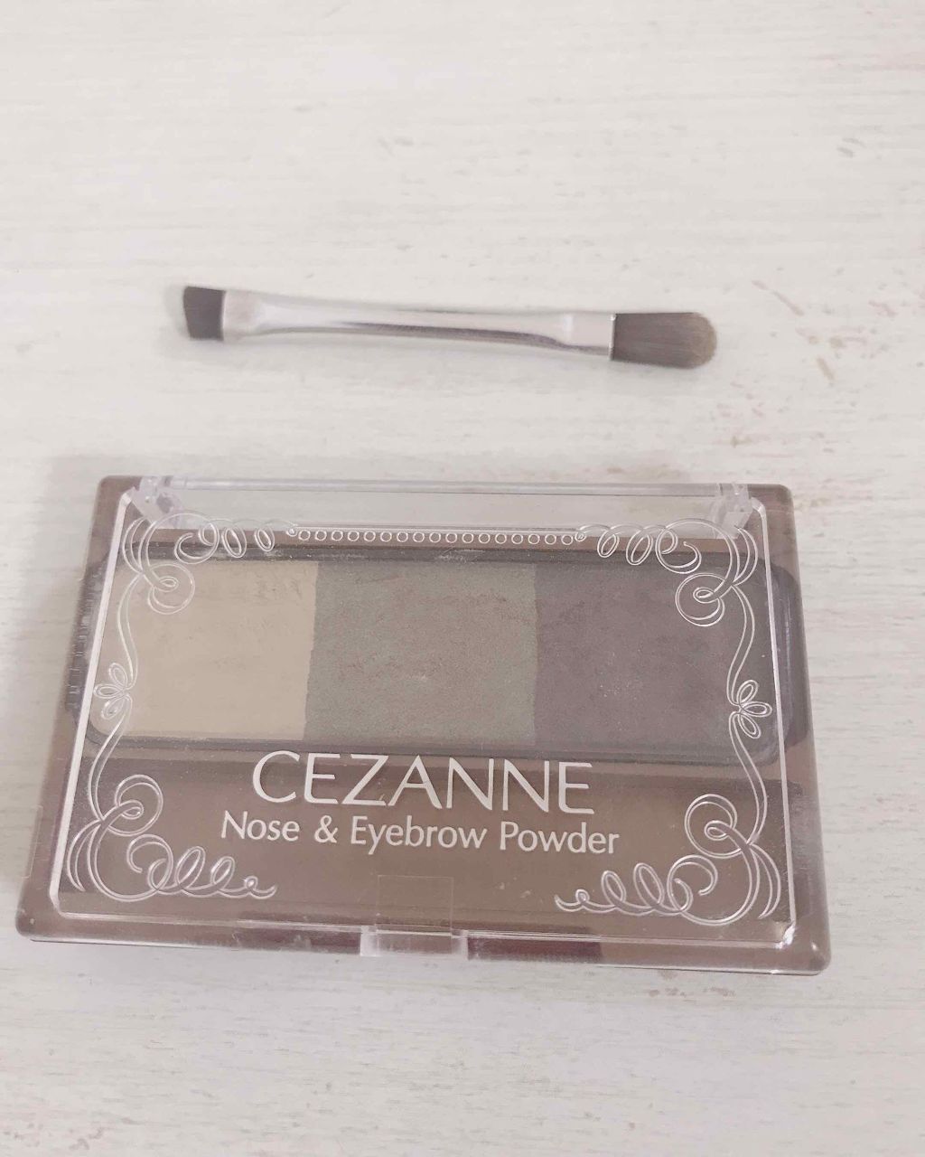ノーズ&アイブロウパウダー/CEZANNE/パウダーアイブロウを使ったクチコミ(1枚目)