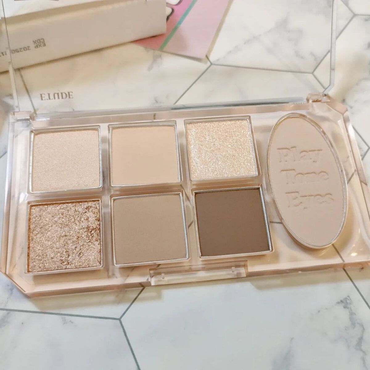 プレイトーンアイパレット/ETUDE/アイシャドウパレットを使ったクチコミ（3枚目）