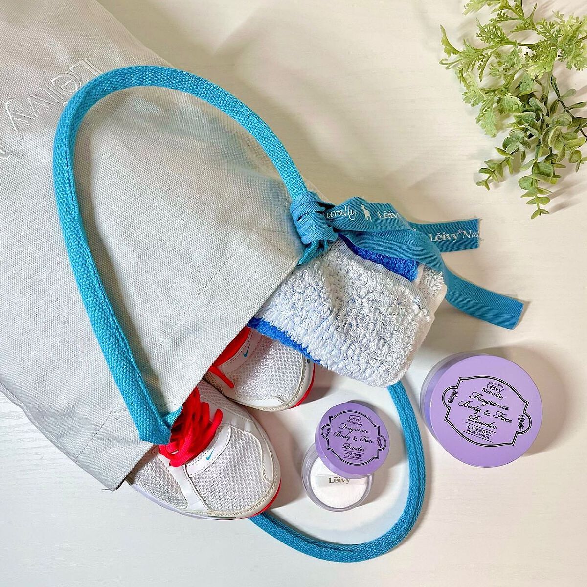 フレグランス ボディ&フェイスパウダー ラベンダー/Leivy/ルースパウダーを使ったクチコミ(5枚目)