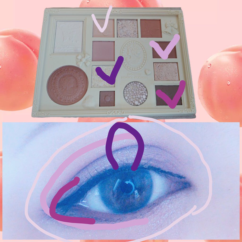 女王のカメオマルチパレット /COLORROSE/マルチパレットを使ったクチコミ（3枚目）