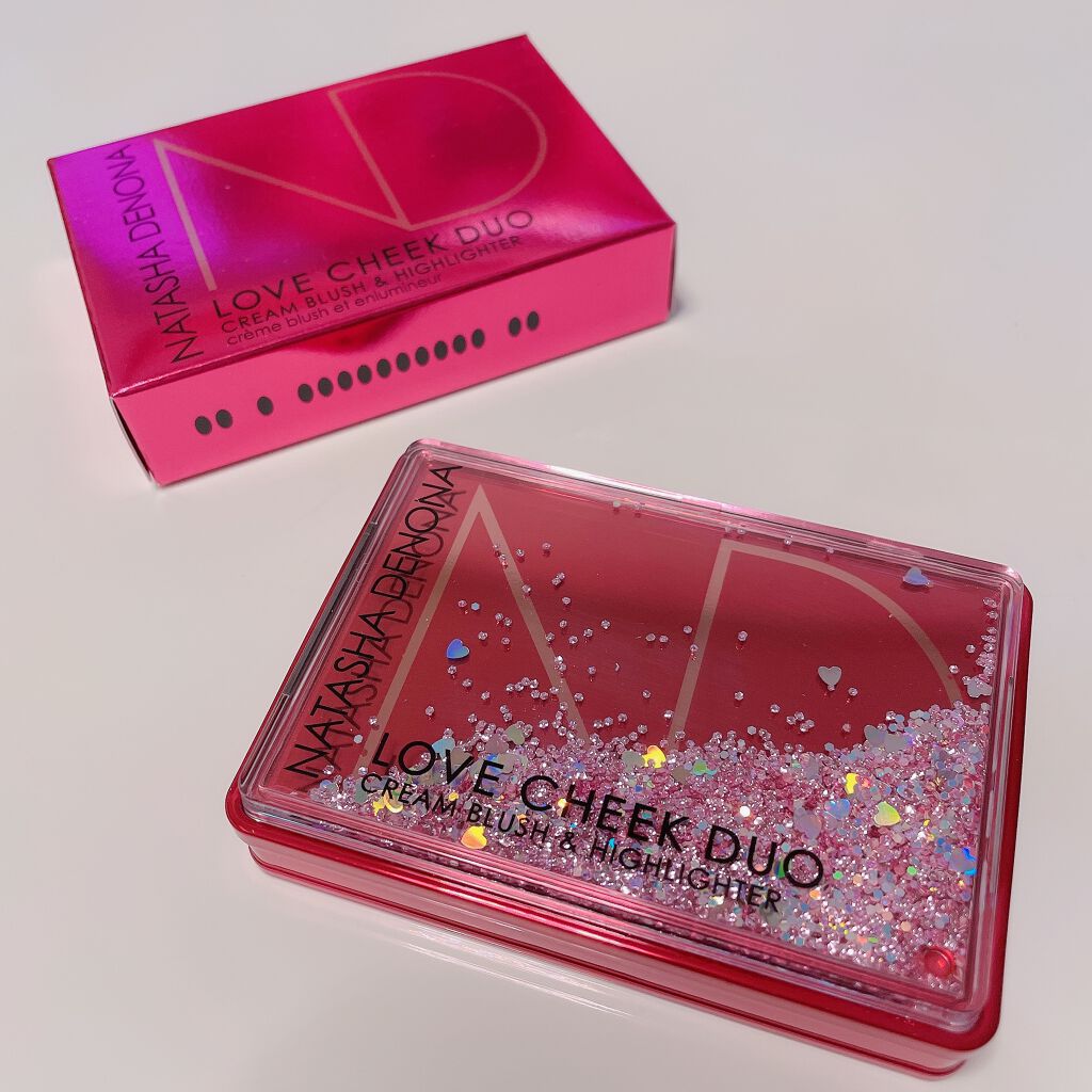 Natasha Denona ラブ チーク デュオ クリーム ブラッシュ & ハイライターのクチコミ「Natasha Denona
Love Cheek Duo Cream Blush & Hig.....」（2枚目）