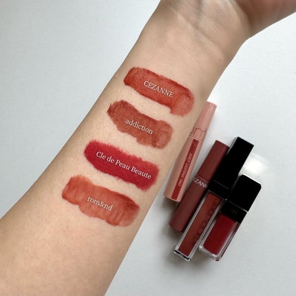 ジューシーラスティングティント/rom&nd/リップティントを使ったクチコミ(4枚目)