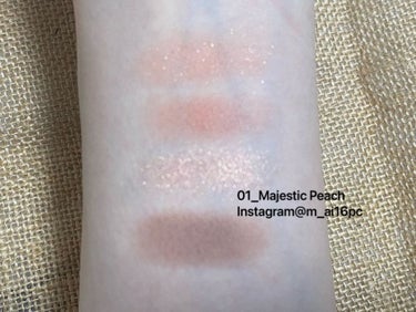 NOTONE  Peach Blush Toast cafe eye palette /Sonomama FRUIT/パウダーアイシャドウを使ったクチコミ（2枚目）