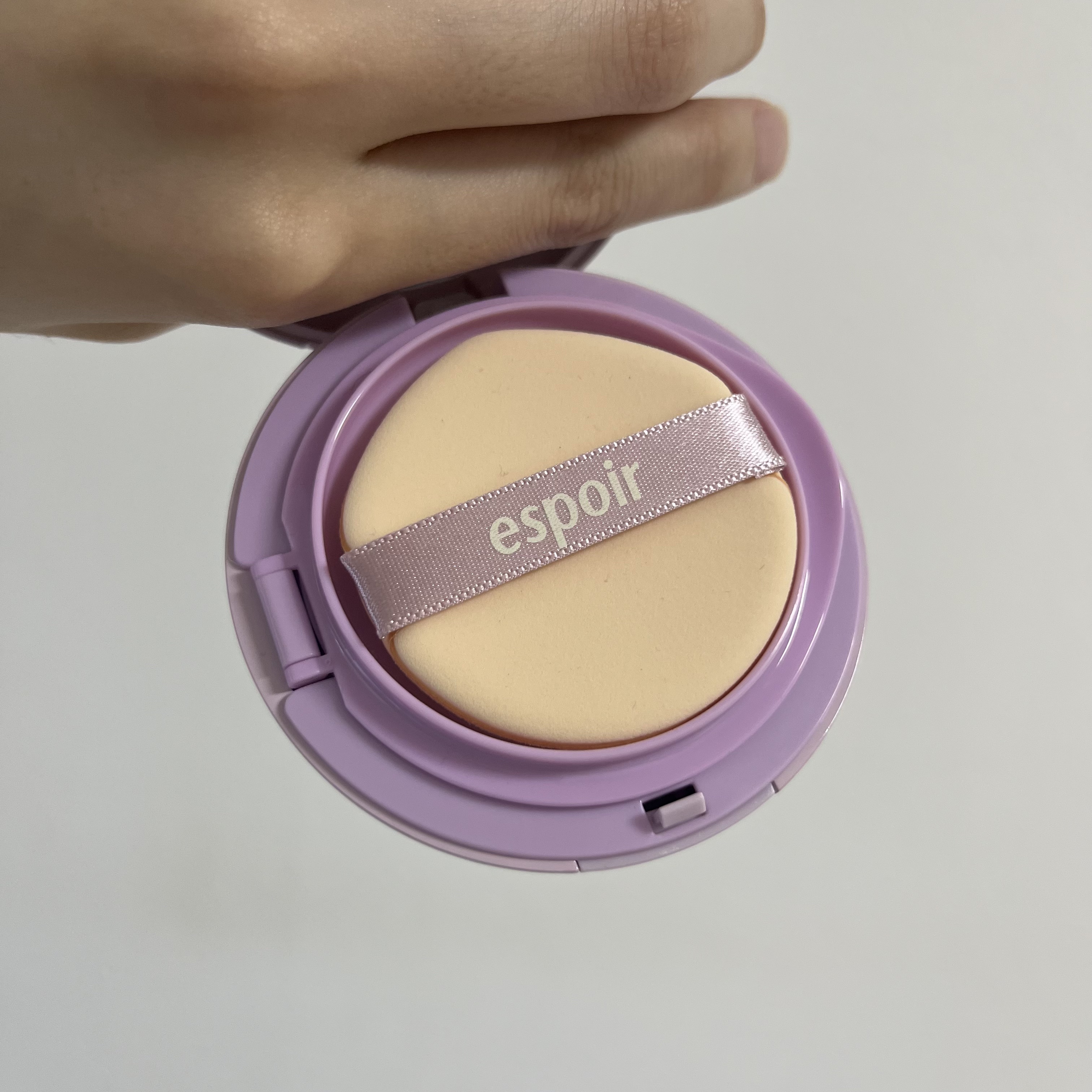 デューライクジェロー トーンアップクッション 02 ニュートラルモーブ/espoir/化粧下地を使ったクチコミ（2枚目）