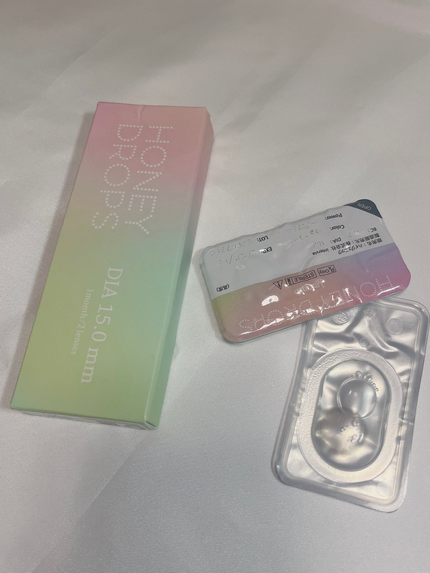 ハニードロップス/HONEY DROPS/カラーコンタクトレンズを使ったクチコミ(2枚目)