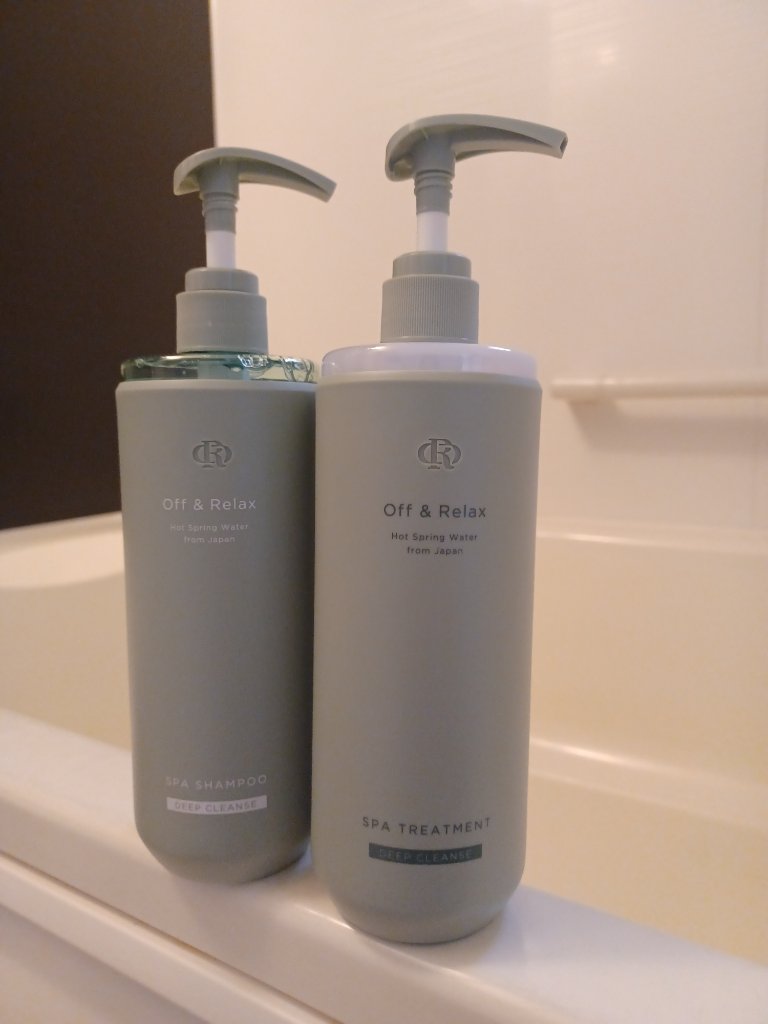 スパ・シャンプー/ヘアトリートメント ディープクレンズ/Off&Relax/市販シャンプーを使ったクチコミ（1枚目）