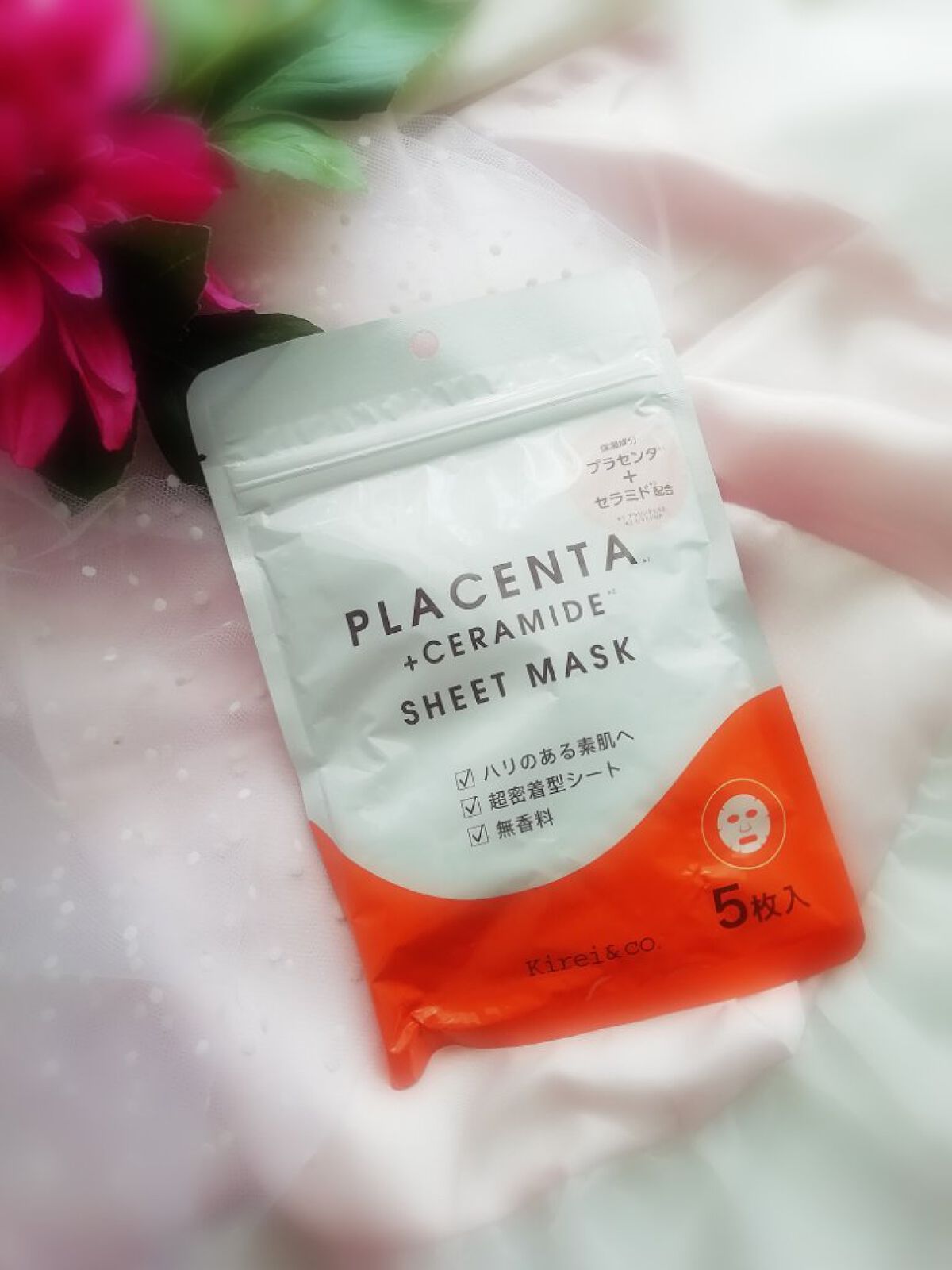 プラセンタシートマスク /Kirei&co./シートマスク・パックを使ったクチコミ（1枚目）