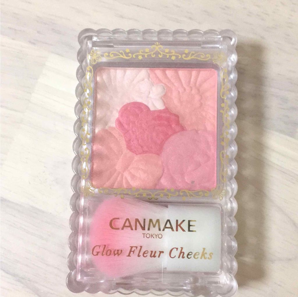 グロウフルールチークス/キャンメイク/パウダーチークを使ったクチコミ（3枚目）