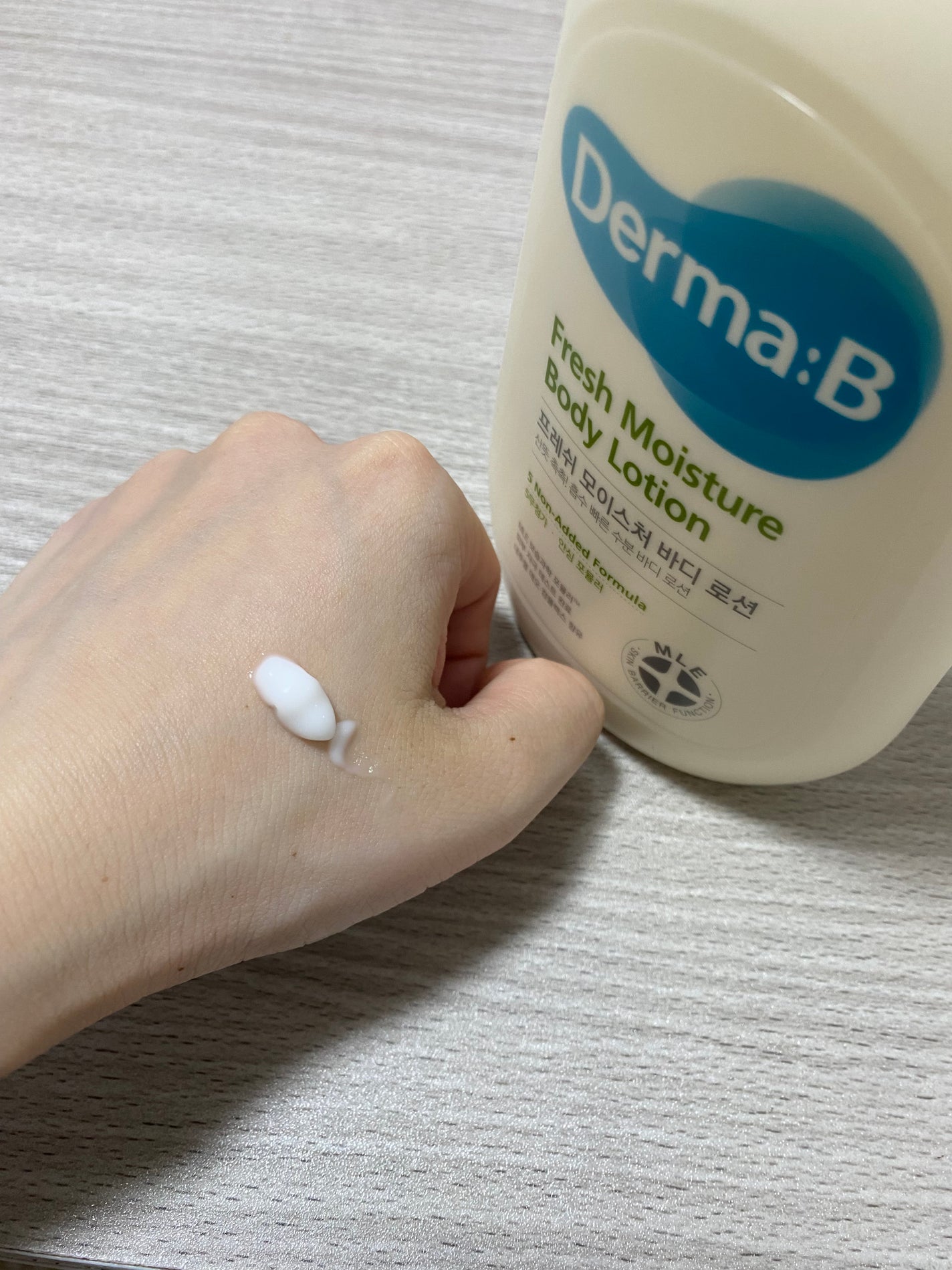 フレッシュモイスチャーボディローション/Derma:B/ボディローションを使ったクチコミ(1枚目)