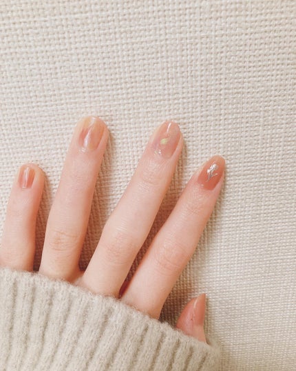 ネイルホリック Sheer pearl color/ネイルホリック/マニキュアを使ったクチコミ(3枚目)