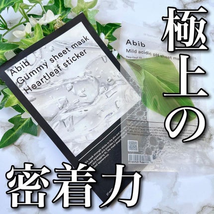 ガムシートマスクドクダミステッカー/Abib /シートマスク・パックを使ったクチコミ(1枚目)