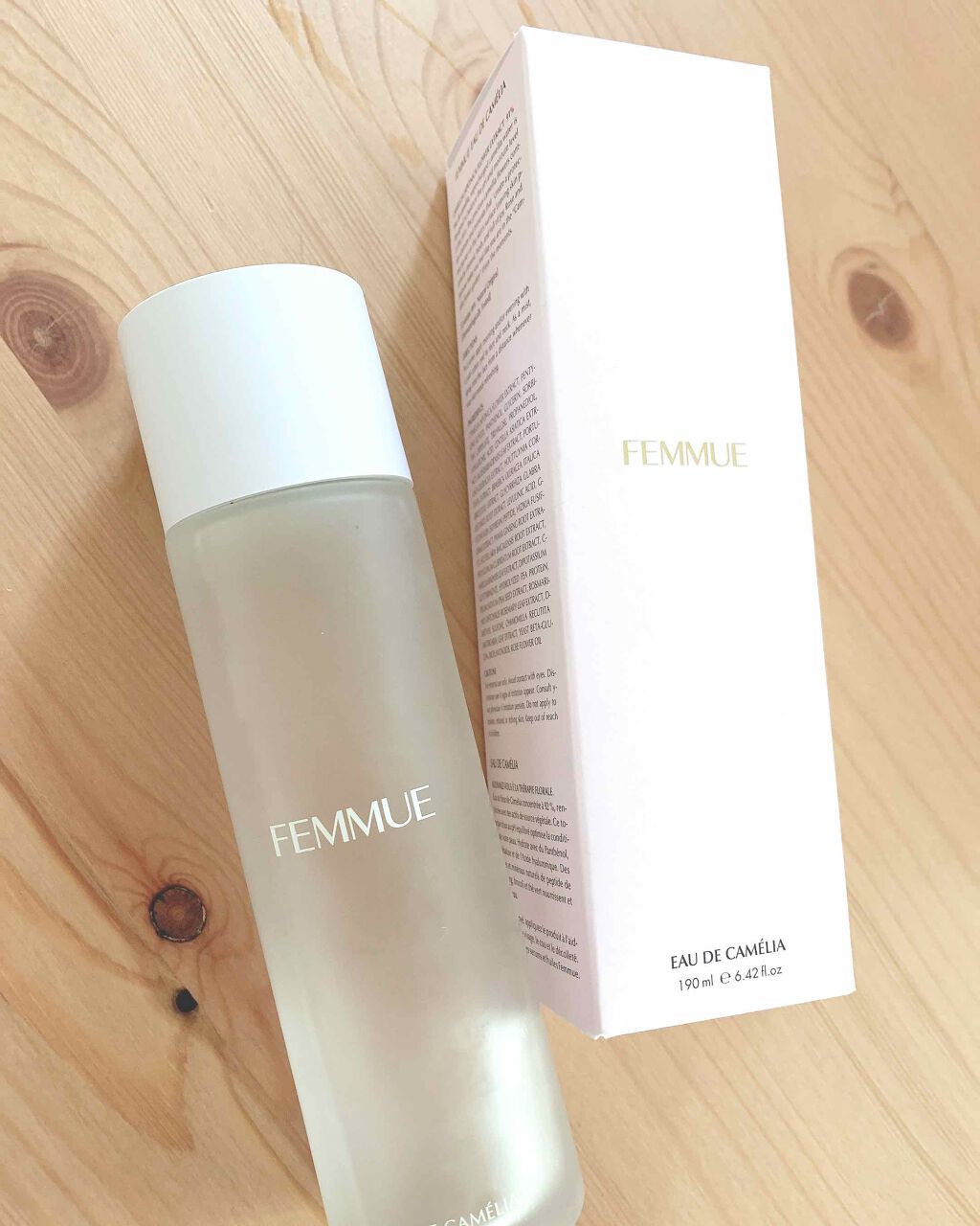 オードカメリア/FEMMUE/化粧水を使ったクチコミ（1枚目）